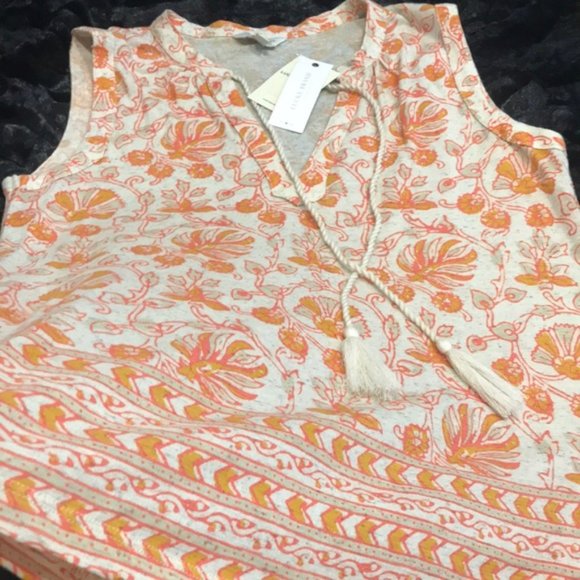 Lucky Brand Woodblock Print Tank Top. XS,M,L,XL - Picture 10 of 13